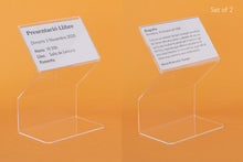 Load image into Gallery viewer, Label display stand (x2)