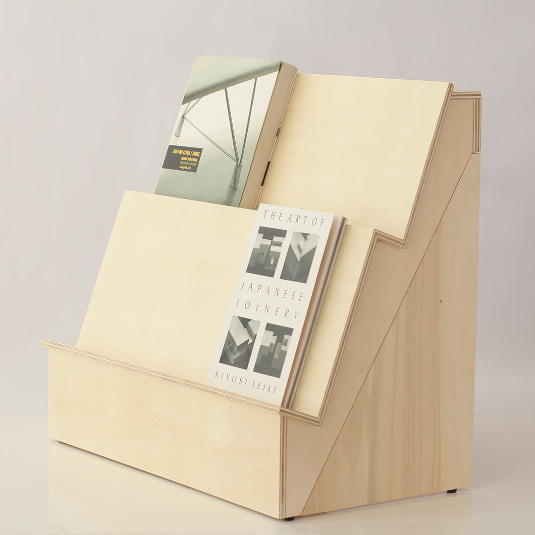 Folding wooden display